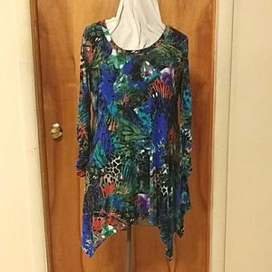 Shirt, XL, long sleeve, pattern, flowy, Philosophy